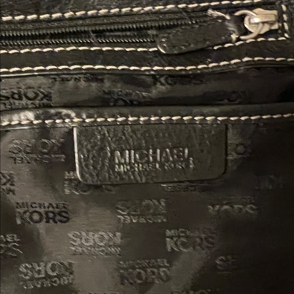 Michael Kors Black Studded Shoulder Bag - Picture 3 of 8